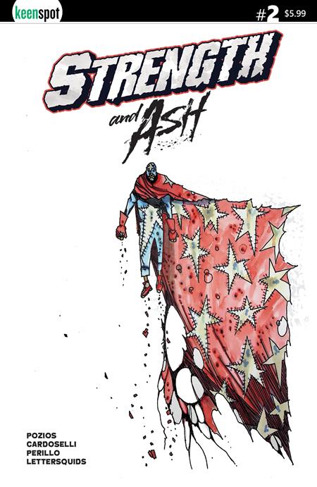 STRENGTH & ASH #2 CVR B STEFANO CARDOSELLI & FRANCESCA PERILLO TATTERED CAPE VAR ISBN: 60283502332400221 - FOC DATE: 5/10/26 - Release Date: 6/17/26