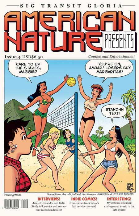 AMERICAN NATURE PRESENTS #4 INC 1:4 (FREE) NET) ISBN: 978196331426750650 - FOC DATE: 4/26/26 - Release Date: 7/15/26