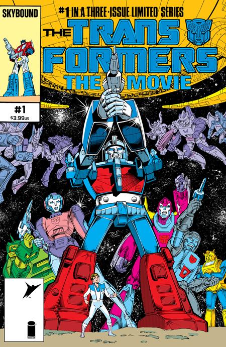 TRANSFORMERS THE MOVIE 40TH ANNIVERSARY EDITION #1 (OF 3) CVR B DON PERLIN & IAN AKIN VAR ISBN: 70985304715500121 - FOC DATE: 5/10/26 - Release Date: 6/3/26
