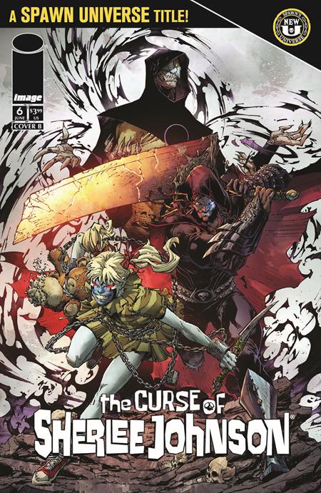 SPAWN THE CURSE OF SHERLEE JOHNSON #6 CVR B BRETT BOOTH VAR ISBN: 70985304318800621 - FOC DATE: 5/31/26 - Release Date: 6/24/26