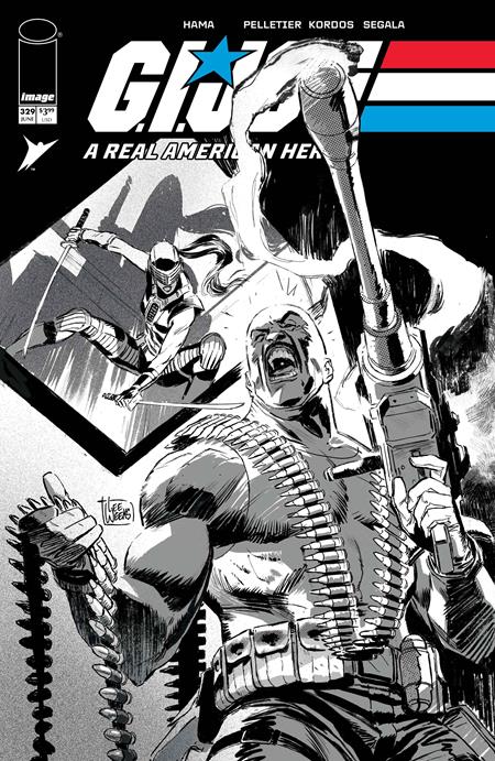 GI JOE A REAL AMERICAN HERO #329 CVR B LEE WEEKS B&W VAR ISBN: 70985303878832921 - FOC DATE: 5/17/26 - Release Date: 6/10/26