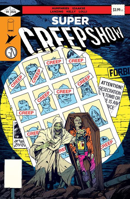 SUPER CREEPSHOW #4 (OF 5) CVR A PYE PARR (MR) ISBN: 70985304590800411 - FOC DATE: 5/24/26 - Release Date: 6/17/26