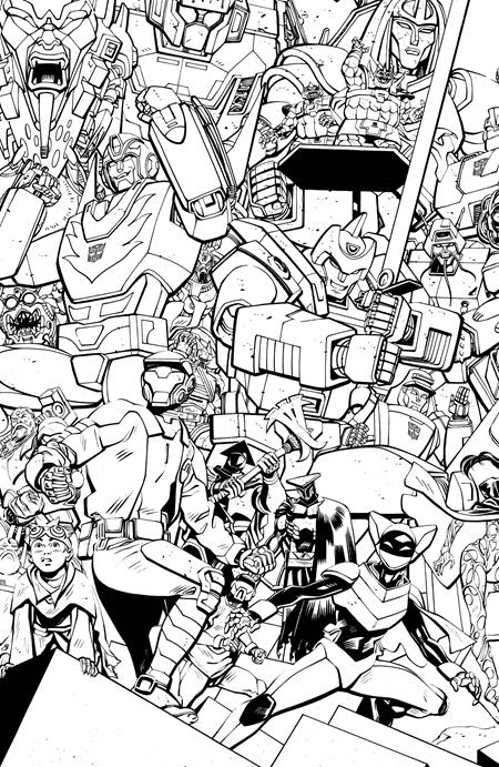 VOID RIVALS #31 CVR I TOM REILLY ENERGON UNIVERSE 3RD ANNIVERSARY B&W VAR ISBN: 70985303768203191 - FOC DATE: 5/24/26 - Release Date: 6/24/26