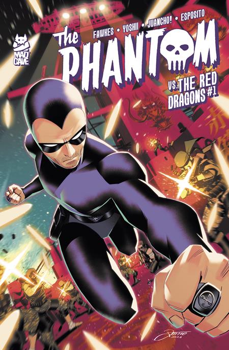 PHANTOM VS THE RED DRAGONS (ONE SHOT) CVR A ALESSIO ZONNO ISBN: 60396240456701011 - FOC DATE: 5/24/26 - Release Date: 6/17/26
