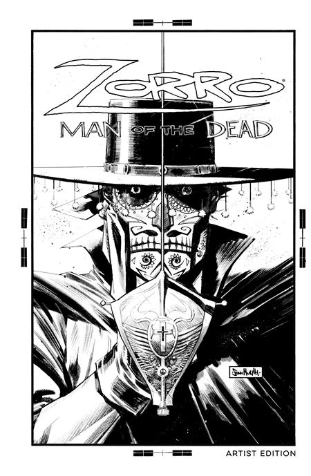 ZORRO MAN OF THE DEAD HC VOL 01 ARTIST EDITION B&W (Allocations May Occur) ISBN: 978196101224059999 - FOC DATE: 5/17/26 - Release Date: 6/17/26