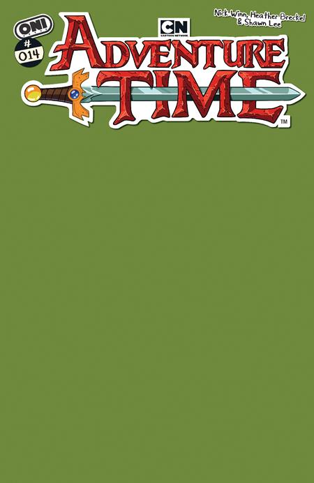 ADVENTURE TIME (2025) #14 CVR C BETTY GROF GREEN BLANK SKETCH VAR ISBN: 64985600832914031 - FOC DATE: 5/24/26 - Release Date: 6/17/26