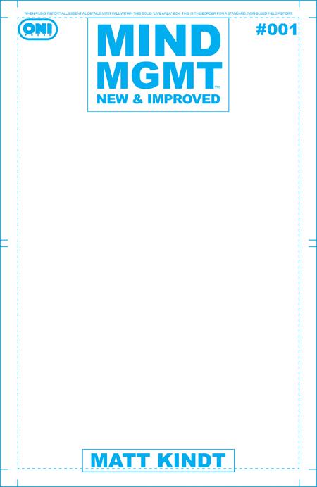 MIND MGMT NEW & IMPROVED #1 CVR D BLANK SKETCH VAR ISBN: 64985600903600141 - FOC DATE: 4/26/26 - Release Date: 6/24/26