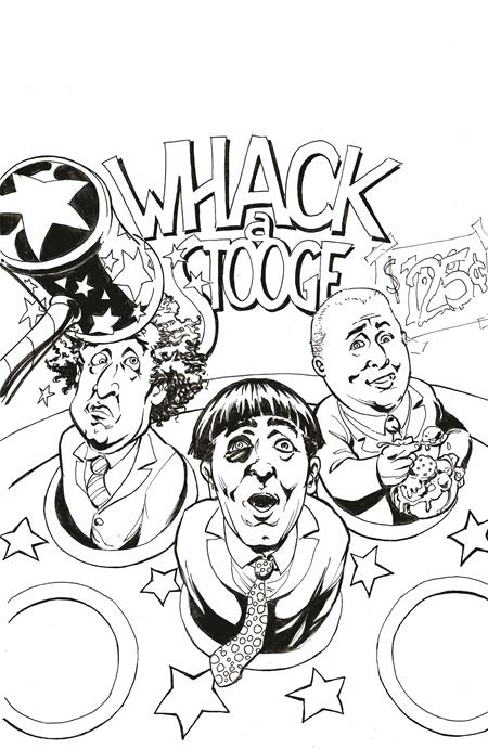 THREE STOOGES AM 10TH ANNIVERSARY #1 CVR E CENTURY LIMITED EDITION VAR Limited to 100 Copies Allocations May Occur Previously Solicited Thru Diamond ISBN: 85609100698400151 - FOC DATE: 5/31/26 - Release Date: 6/24/26