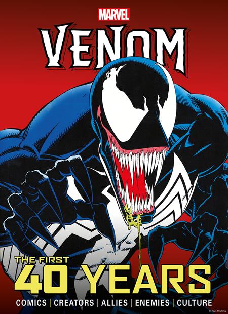 MARVELS VENOM THE FIRST 40 YEARS HC Resolicit ISBN: 978178774403552499 - FOC DATE: 6/7/26 - Release Date: 7/1/26