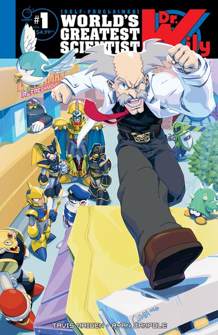 DR WILY #1 (ONE SHOT) CVR B JEFFREY CRUZ VAR ISBN: 85534800166600121 - FOC DATE: 5/10/26 - Release Date: 6/17/26