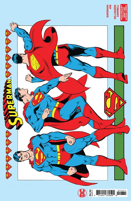 SUPERMAN #16 CVR E JOSE LUIS GARCIA-LOPEZ ARTIST SPOTLIGHT WRAPAROUND CARD STOCK VAR (ABSOLUTE POWER) - Release Date: 7/17/2024