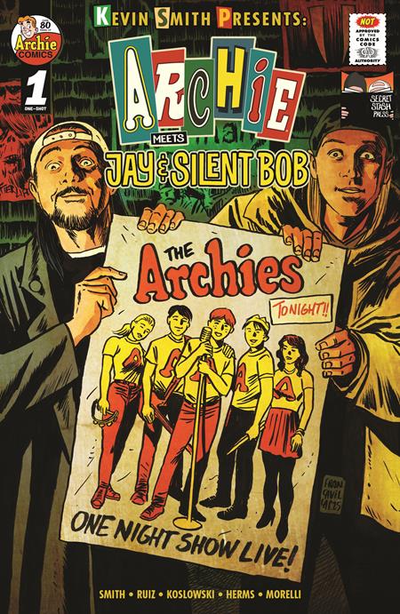 ARCHIE MEETS JAY AND SILENT BOB #1 (ONE SHOT) CVR J FRANCESCO FRANCAVILLA FOIL VAR (MR) - Release Date: 7/9/25
