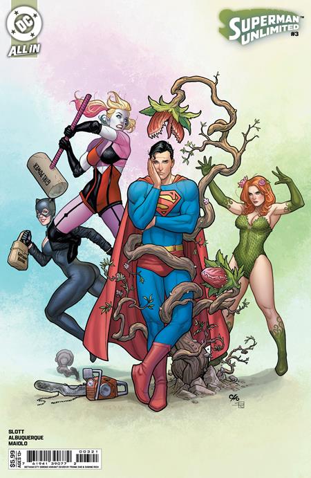 SUPERMAN UNLIMITED #3 CVR E FRANK CHO GOTHAM CITY SIRENS CARD STOCK VAR - ISBN: 76194139077200321 - Release Date: 7/16/25