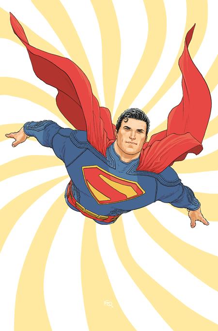 JUSTICE LEAGUE UNLIMITED #9 CVR F FRANK QUITELY SUPERMAN MOVIE CARD STOCK VAR (WE ARE YESTERDAY) - ISBN: 76194138573000981 - Release Date: 7/23/25