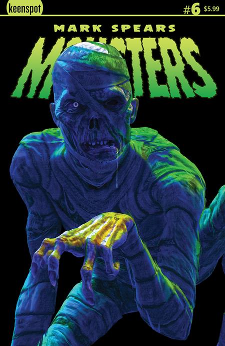 MARK SPEARS MONSTERS #6 CVR B MARK SPEARS THE CURSED MUMMY VAR - Release Date: 7/30/25