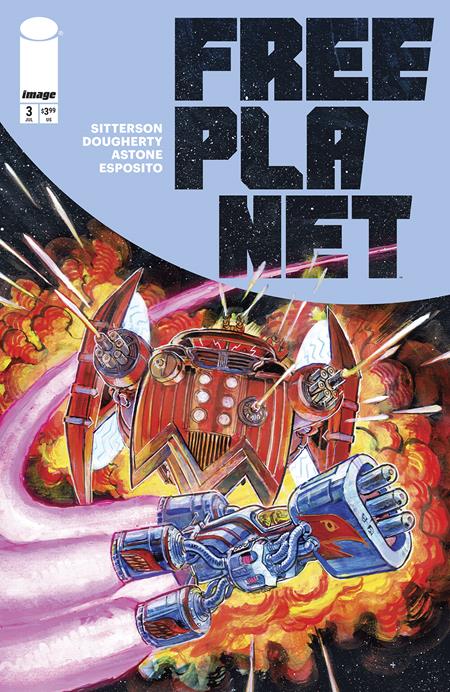 FREE PLANET #3 CVR A JED DOUGHERTY - ISBN: 70985304314000311 - Release Date: 7/9/25
