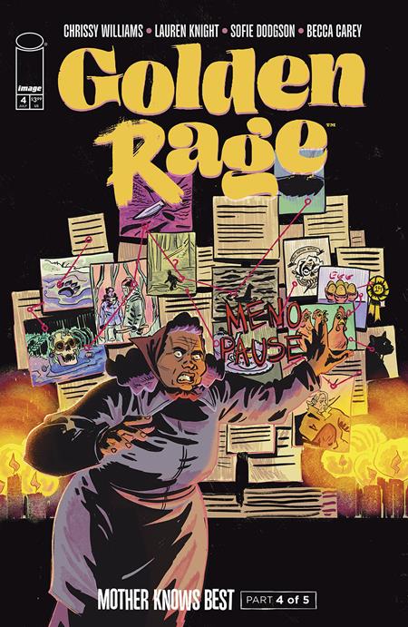 GOLDEN RAGE MOTHER KNOWS BEST #4 (OF 5) CVR A LAUREN KNIGHT (MR) - ISBN: 70985304281500411 - Release Date: 7/16/25