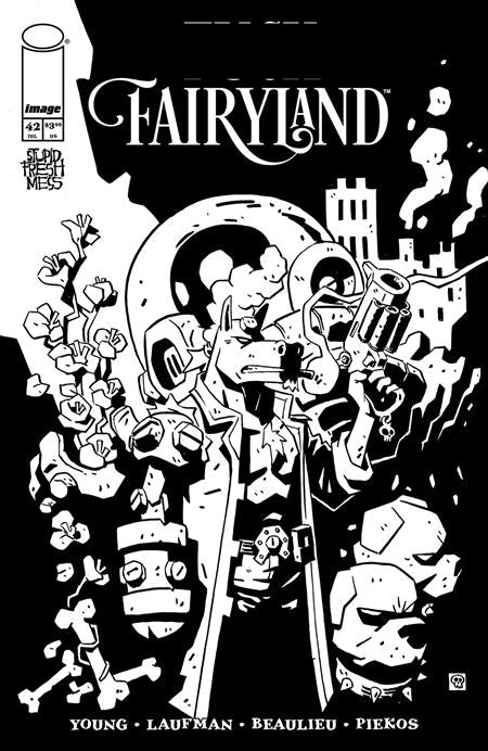 I HATE FAIRYLAND #42 CVR B DEREK LAUFMAN B&W VAR (MR) - ISBN: 70985303625804221 - Release Date: 7/9/25