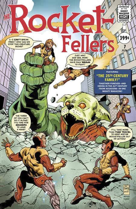 ROCKETFELLERS #7 CVR D RAMON BACHS FANTASTIC FOUR HOMAGE VAR - ISBN: 70985304168900741 - Release Date: 7/23/25