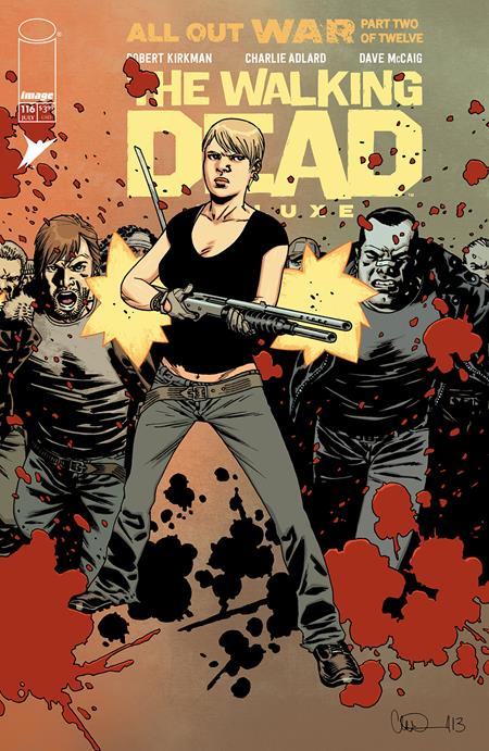WALKING DEAD DELUXE #116 CVR B CHARLIE ADLARD & DAVE MCCAIG VAR (MR) - Release Date: 7/2/25