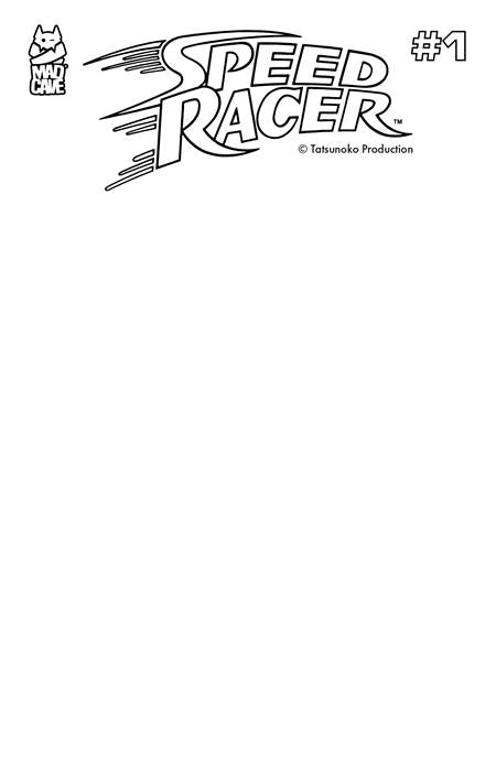 SPEED RACER #1 CVR F BLANK VAR - ISBN: 60196140488501061 - Release Date: 7/30/25