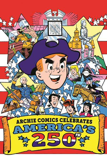 ARCHIE COMICS CELEBRATES AMERICAS 250TH (ONE SHOT) CVR B STAN GOLDBERG LIFE WITH ARCHIE RETRO FULL ART VAR ISBN: 76281622250100121 - FOC DATE: 6/7/26 - Release Date: 7/1/26