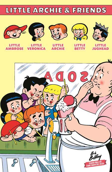 LITTLE ARCHIE #1 FACSIMILE CVR F BOB BOLLING FOIL FULL ART VAR ISBN: 76281654527300161 - FOC DATE: 6/28/26 - Release Date: 7/22/26