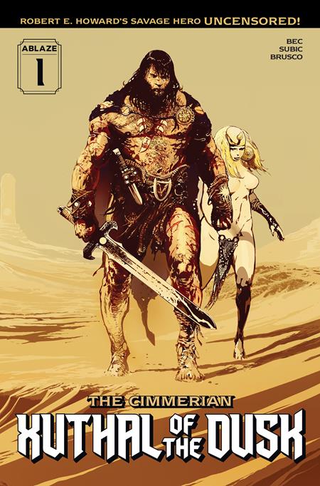 CIMMERIAN XUTHAL OF THE DUSK #1 (OF 3) CVR B STEVAN SUBIC VAR (MR) ISBN: 85000892746101021 - FOC DATE: 6/14/26 - Release Date: 7/22/26