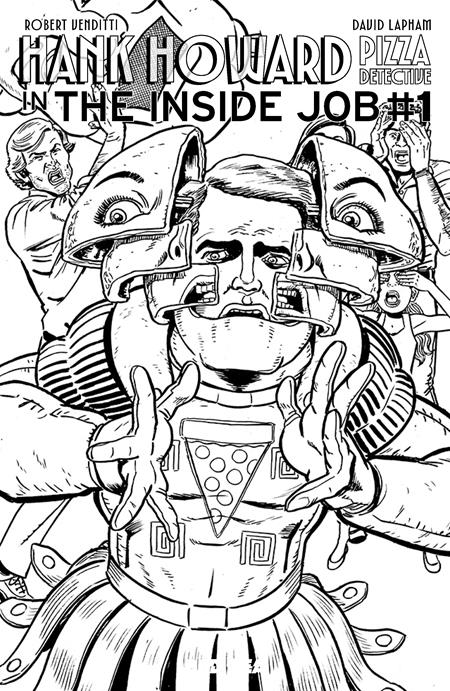 HANK HOWARD, PIZZA DETECTIVE THE INSIDE JOB #1 (ONE SHOT) CVR C DAVID LAPHAM VERHOEVEN HOMAGE VAR ISBN: 85001727747201031 - FOC DATE: 5/31/26 - Release Date: 7/1/26
