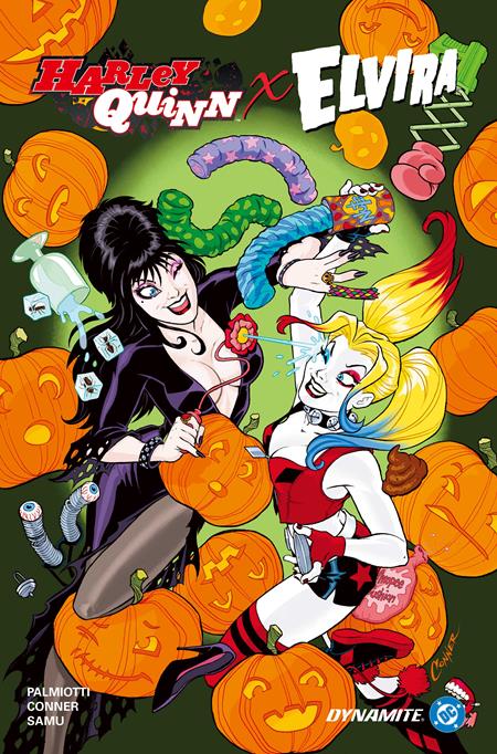 HARLEY QUINN X ELVIRA HC ISBN: 978152412934752499 - FOC DATE: 6/21/26 - Release Date: 7/15/26