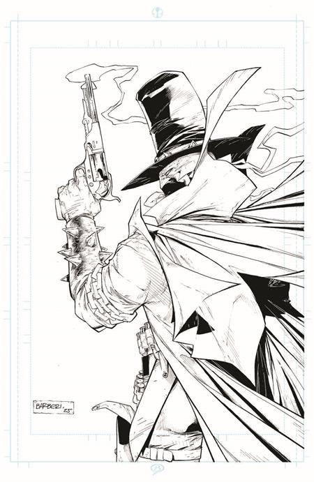 GUNSLINGER SPAWN #56 CVR B CARLO BARBERI RAW ART VAR ISBN: 70985303221205621 - FOC DATE: 6/28/26 - Release Date: 7/22/26