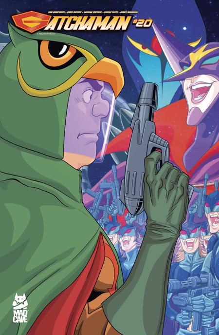 GATCHAMAN #20 CVR B CHRIS BATISTA SABRINA CINTRON CONNECTING VAR ISBN: 60194704601602021 - FOC DATE: 7/5/26 - Release Date: 7/29/26