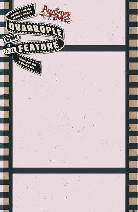 ADVENTURE TIME QUADRUPLE FEATURE #1 (OF 4) CVR C CELLULOID BLANK SKETCH VAR ISBN: 64985600928900131 - FOC DATE: 6/7/26 - Release Date: 7/1/26