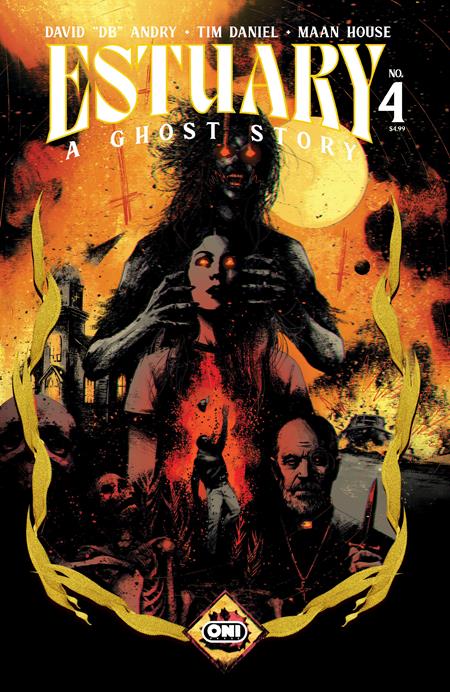 ESTUARY A GHOST STORY #4 (OF 4) CVR A MAAN HOUSE ISBN: 64985600926500411 - FOC DATE: 6/7/26 - Release Date: 7/1/26