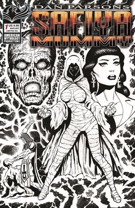 DAN PARSONS SAFIYA MUMMY #1 CVR C DAN PARSONS LIMITED EDITION VAR (MR) ISBN: 85609100620500131 - FOC DATE: 6/28/26 - Release Date: 7/15/26
