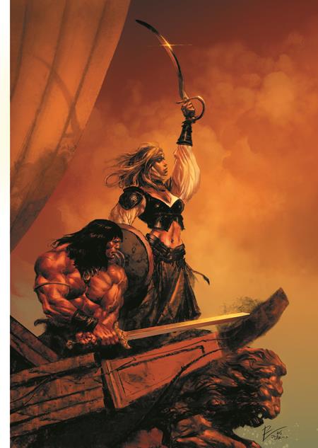 CONAN THE BARBARIAN #33 CVR G ROBERTO DE LA TORRE VIRGIN CARDSTOCK VAR (MR) ISBN: 79361173648103371 - FOC DATE: 7/5/26 - Release Date: 7/29/26