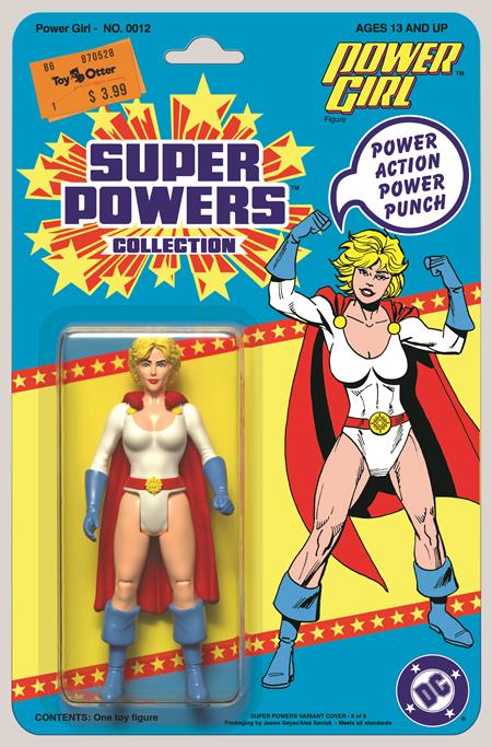 POWER GIRL #12 CVR D JASON GEYER & ALEX SAVIUK DC SUPER POWERS CARD STOCK VAR - Release Date: 8/28/24