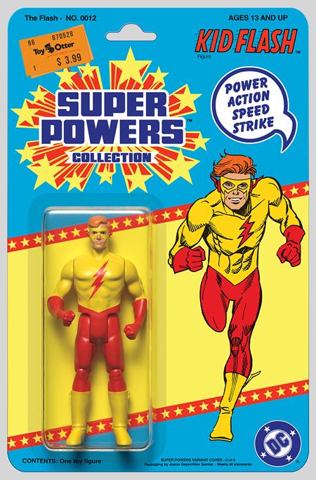 FLASH #12 CVR D JASON GEYER & ALEX SAVIUK DC SUPER POWERS CARD STOCK VAR - Release Date: 8/28/24