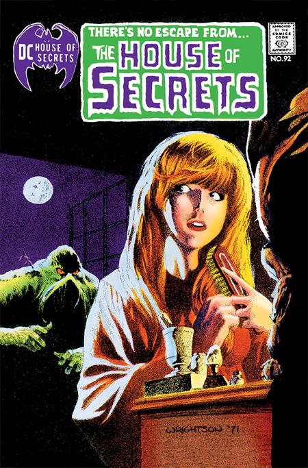 HOUSE OF SECRETS #92 FACSIMILE EDITION (2024) CVR A BERNIE WRIGHTSON -Releases: 8/14/24