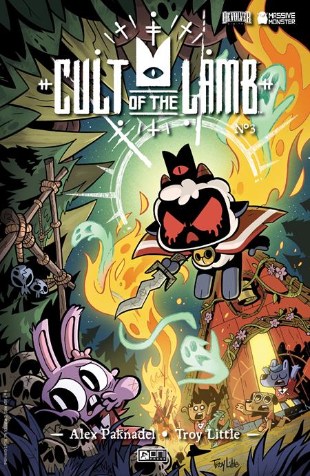 CULT OF THE LAMB #3 (OF 4) CVR B TROY LITTLE VAR - Release Date: 8/28/24