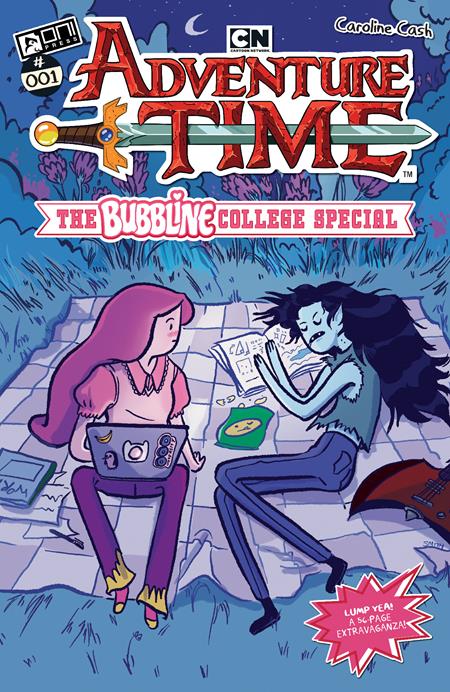 ADVENTURE TIME (2025) THE BUBBLINE COLLEGE SPECIAL # 1 (ONE SHOT) CVR B ROBYN SMITH VAR - ISBN: 64985600877000121 - Release Date: 8/20/25