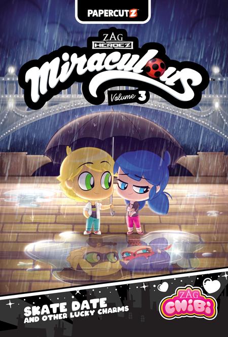 MIRACULOUS LADYBUG CHIBI HC VOL 03 SKATE DATE & OTHER LUCKY CHARMS - ISBN: 978154582110751299 - Release Date: 10/22/25