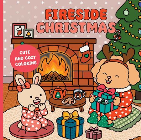 FIRESIDE CHRISTMAS TP A CUTE & COZY COLORING BOOK ISBN: 978141979477350999 - FOC DATE: 6/28/26 - Release Date: 8/12/26