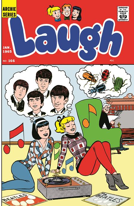 LAUGH #166 FACSIMILE EDITION CVR A HARRY LUCEY MARIO ACQUAVIVA ISBN: 76281652844300111 - FOC DATE: 7/19/26 - Release Date: 8/12/26