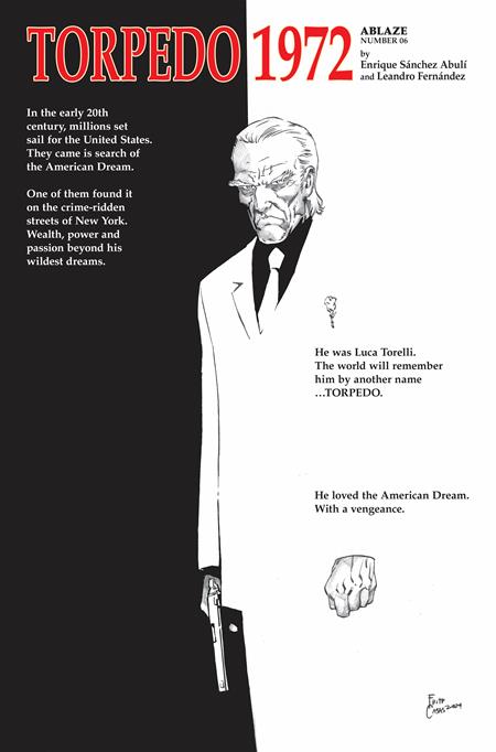 TORPEDO 1972 #6 (OF 6) CVR C FRITZ CASAS SCARFACE HOMAGE VAR (MR) ISBN: 85000892743006031 - FOC DATE: 6/28/26 - Release Date: 8/5/26
