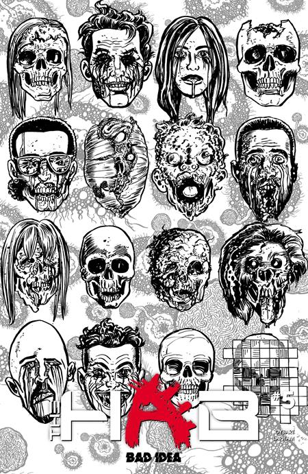 HAB #5 (OF 6) CVR E DAVID LAPHAM BW DEAD SKULLS VAR ISBN: 85001727736600551 - FOC DATE: 7/26/26 - Release Date: 8/26/26
