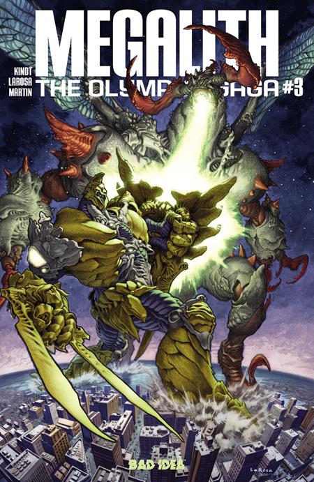 OLYMPUS SAGA MEGALITH #3 (OF 3) CVR A LEWIS LAROSA ISBN: 85001727742703011 - FOC DATE: 7/19/26 - Release Date: 8/19/26