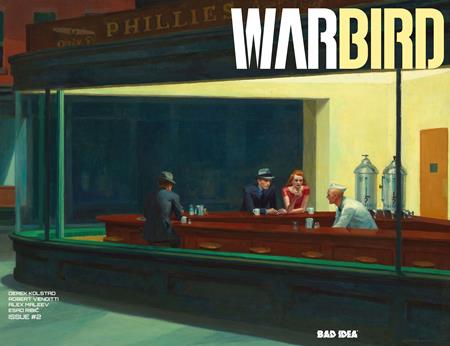 WARBIRD #2 (OF 4) CVR C EDWARD HOPPER OLD MASTERS VAR ISBN: 85001727744102031 - FOC DATE: 8/30/26 - Release Date: 9/30/26