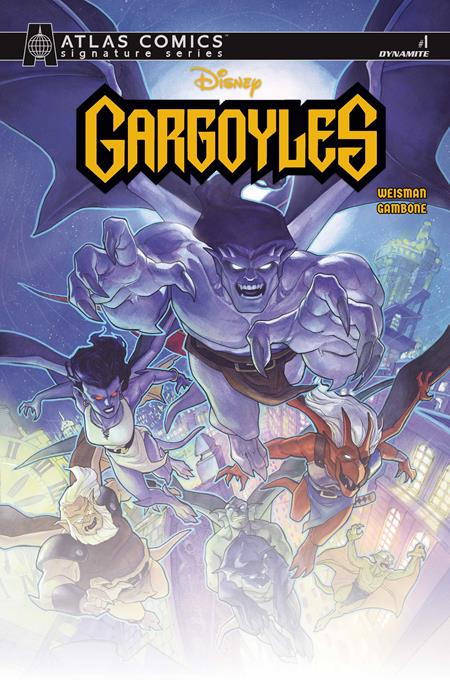 GARGOYLES #1 (2026) CVR G MEGHAN HETRICK ATLAS EDITION SIGNED BY GREG WEISMAN VAR ISBN: 72513036591001071 - FOC DATE: 7/19/26 - Release Date: 8/26/26