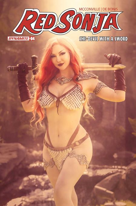 RED SONJA SHE DEVIL WITH A SWORD #4 CVR E COSPLAY ASHLYNNE DAE VAR ISBN: 72513036484504051 - FOC DATE: 7/12/26 - Release Date: 8/5/26